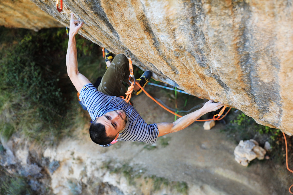 Buster Martin on the 4th ascent of El Potro. Photo: Andrew Pawlby (@andrewpawlby)